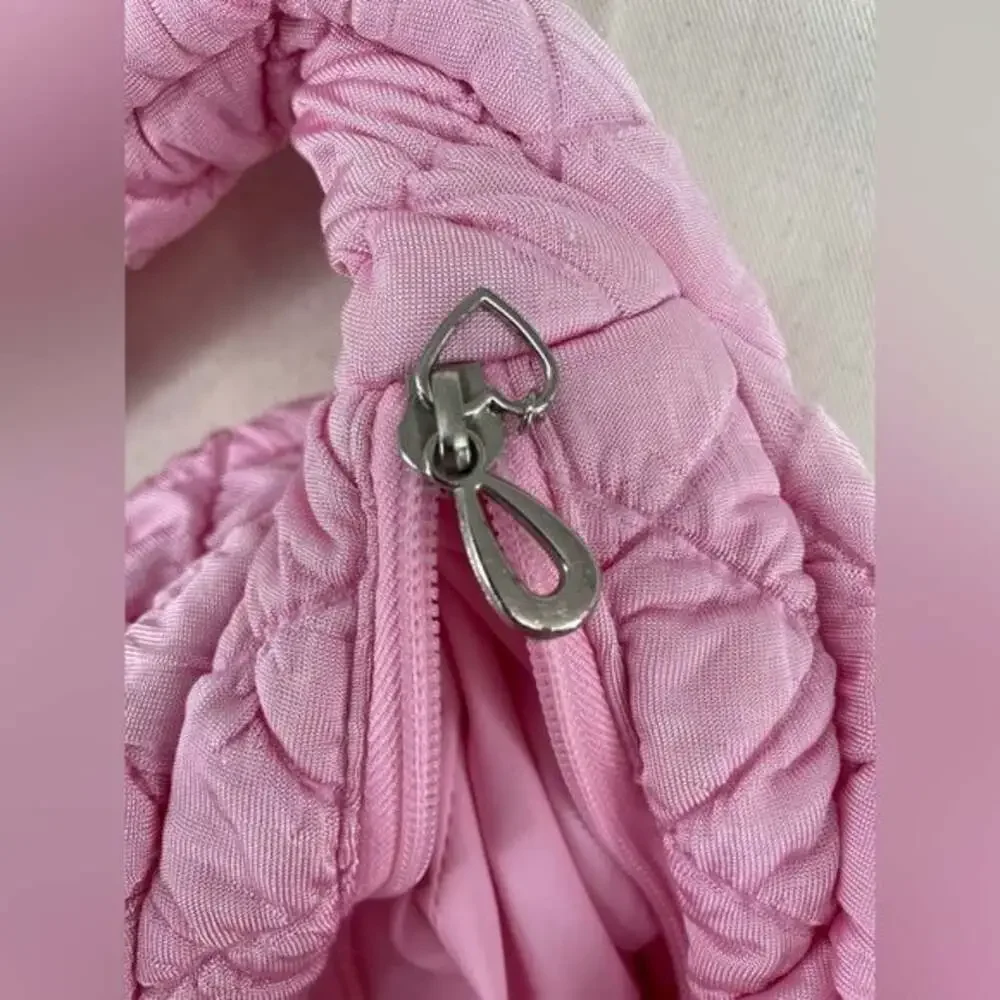 Puff Bag in Baby Pink FRANKIES BIKINIS